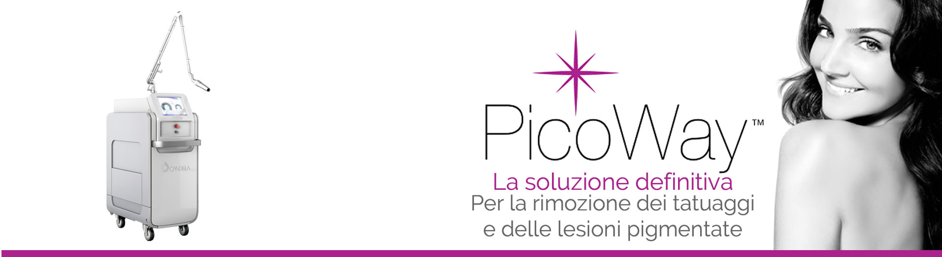 Laser Picoway rimozione tatuaggi